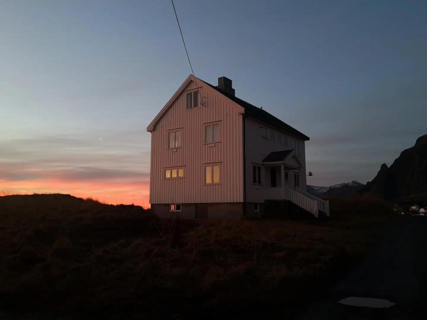 הוילה Sørvågen House With Amazing View & Location In Tind מראה חיצוני תמונה